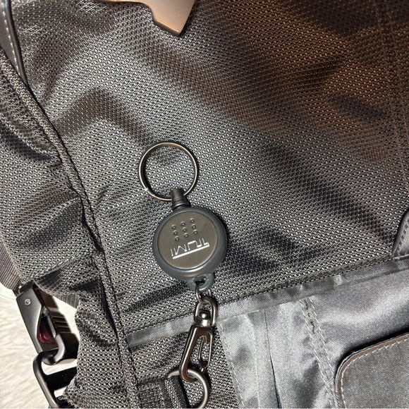 TUMI T Tech Pulse Norfolk Laptop Brief Messenger Backpack Dark Gray 5589GRH $525 - Picture 13 of 17